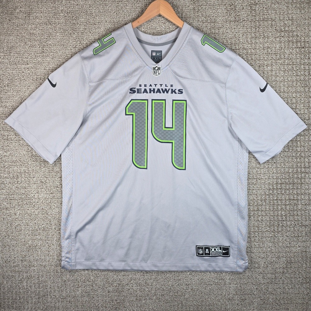Nike Seattle Seahawks DK‎ Metcalf Gray Atmosphere NFL Football Jersey XXL
